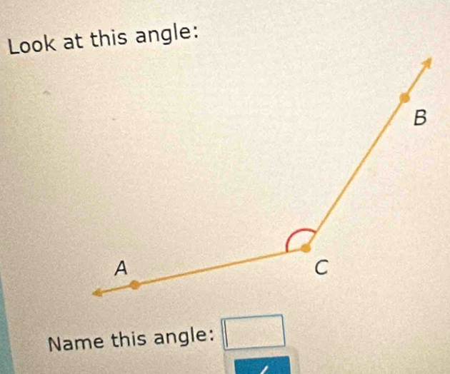 Name this angle: □