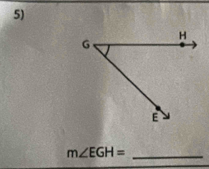 m∠ EGH= _