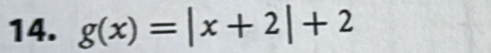 g(x)=|x+2|+2