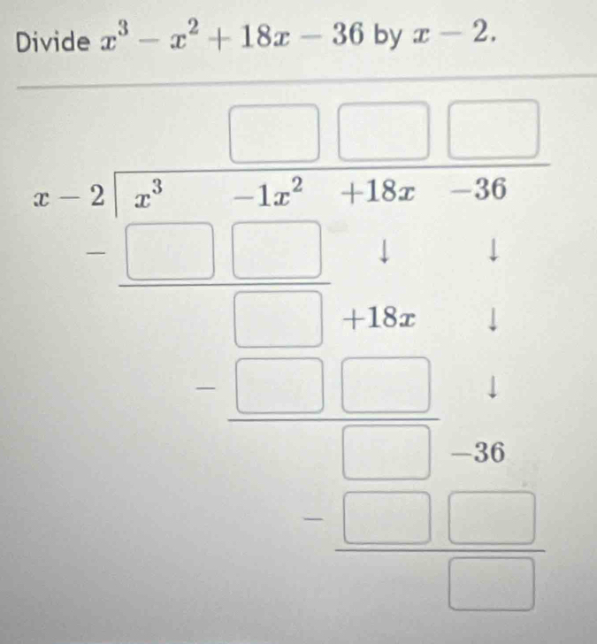 Divide by · 1