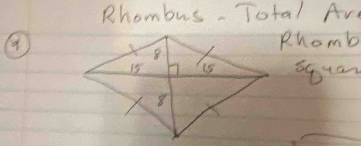 Rhonbus. Total Ar 
Rhomb