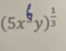 (5x⁶y)=