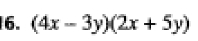 (4x-3y)(2x+5y)