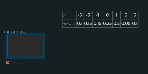 P(-3≤ Z<1)-
x