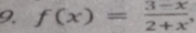 f(x)= (3-x)/2+x 