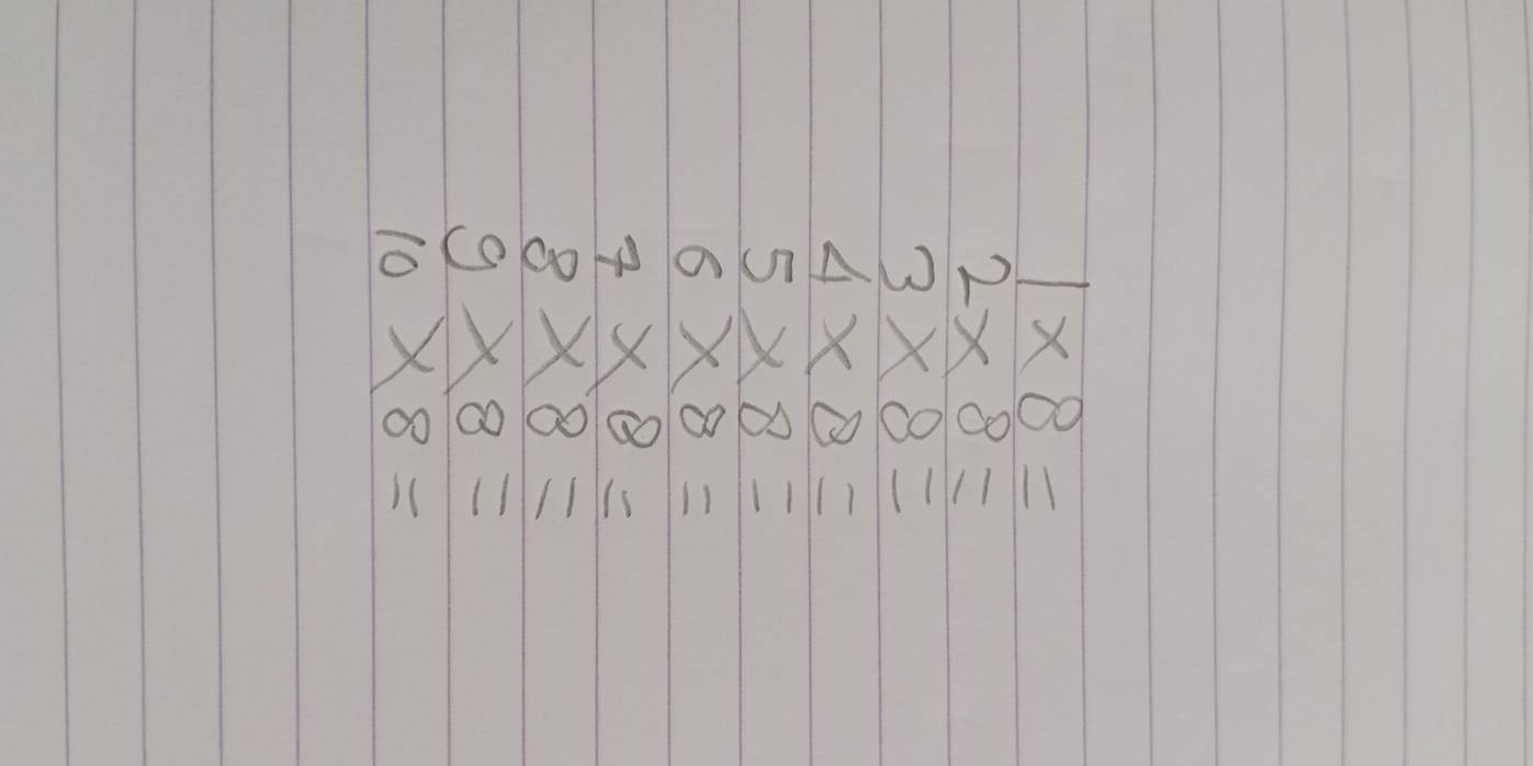 1* 8=
2* 8=
3* 8=
4* 8=
5* 8=
6* 8=
7* 8=
8* 8=
9* 8=
10* 8=