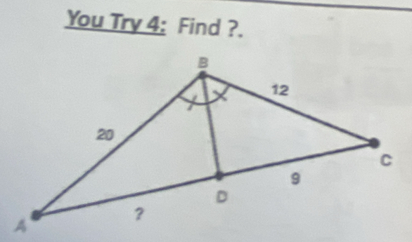 You Try 4: Find ?.