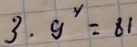 3 . =frac sqrt(0.0))^20-(-20)^1 y^y=81