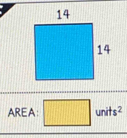 AREA: units²