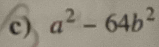 a^2-64b^2