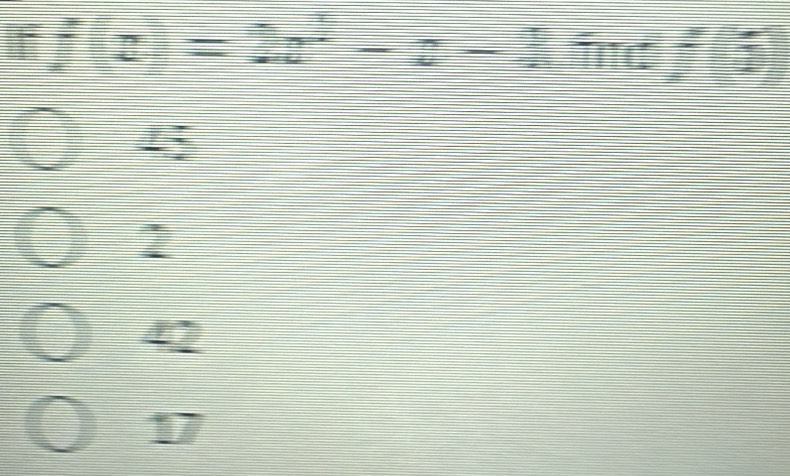 ff(z)=2z^2-z-1 tnd f 3
45
2
42
17