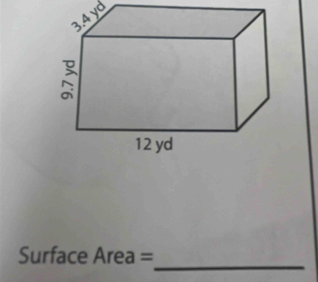 Surface ∠ ABC rea =