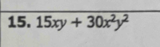 15xy+30x^2y^2