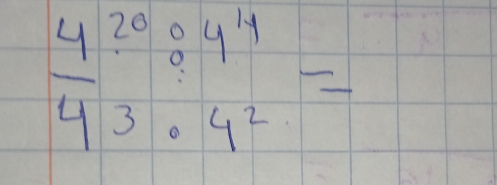  4/434^(20):4^4= 