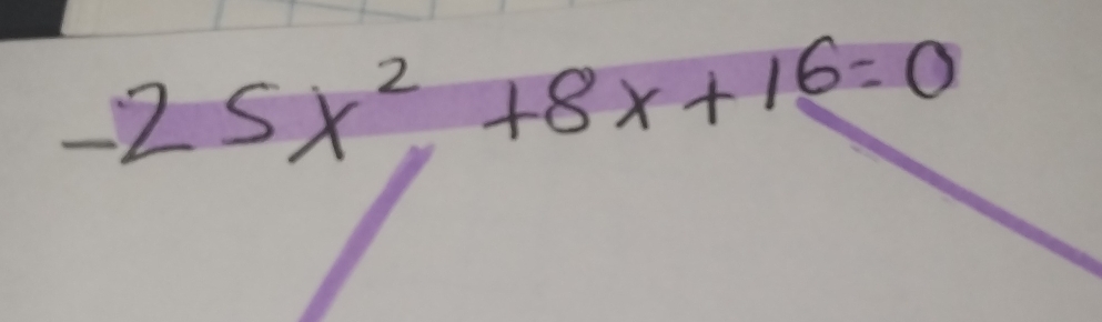 -25x^2+8x+16=0