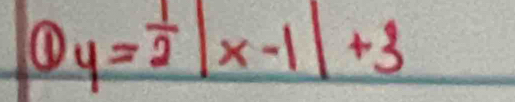 Q_4= 1/2 |x-1|+3