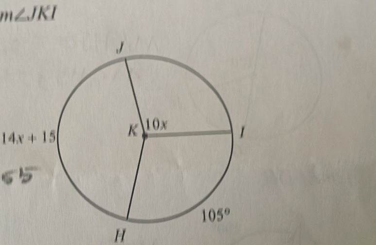 m∠ JKI
14x+15
H