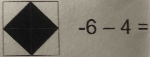 -6-4=