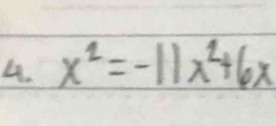 x^2=-11x^2+6x