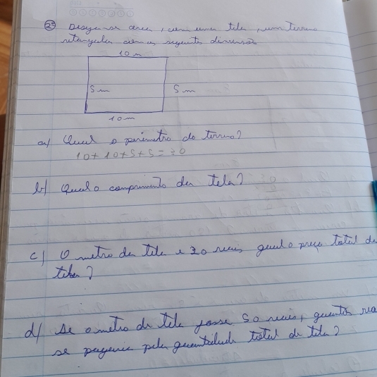 ②g peyis aree e wne the wum Tun 
atanyale ca is segent dinure 
1o 
Sae Sam 
of llad a pnitio do trino?
10+10* 5+5=30
If Quado compumnto du tela? 
c) o whodo th a 2o mas guodo pass tatil do 
the? 
df te onetod the yooe so mn, guts uo 
se payence pola gunlud told do th?