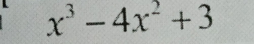 x^3-4x^2+3