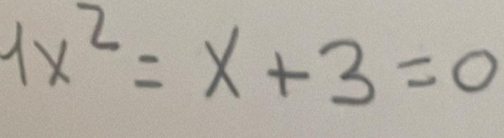 4x^2=x+3=0