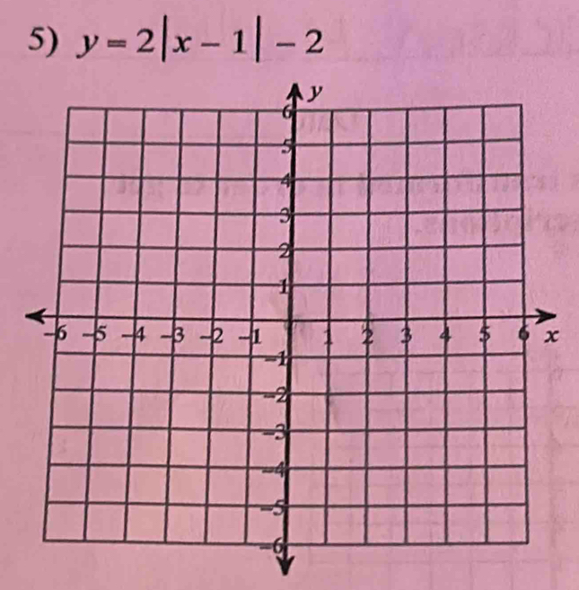 y=2|x-1|-2
x