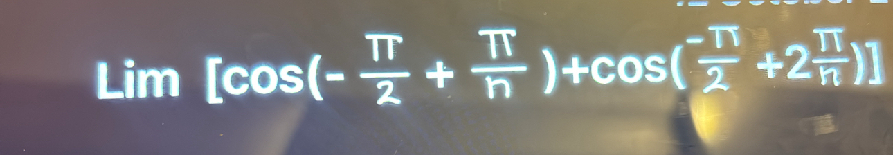 im [cos (- π /2 + π /n )+cos ( (-π )/2 +2 π /n )]