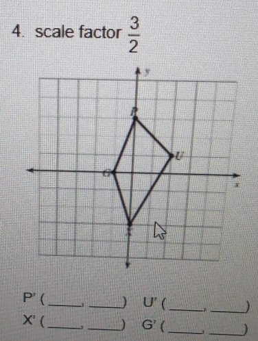 scale factor  3/2 
P^,  _、 _) U' (_ _
X^n (_ 
_) G' _ _)