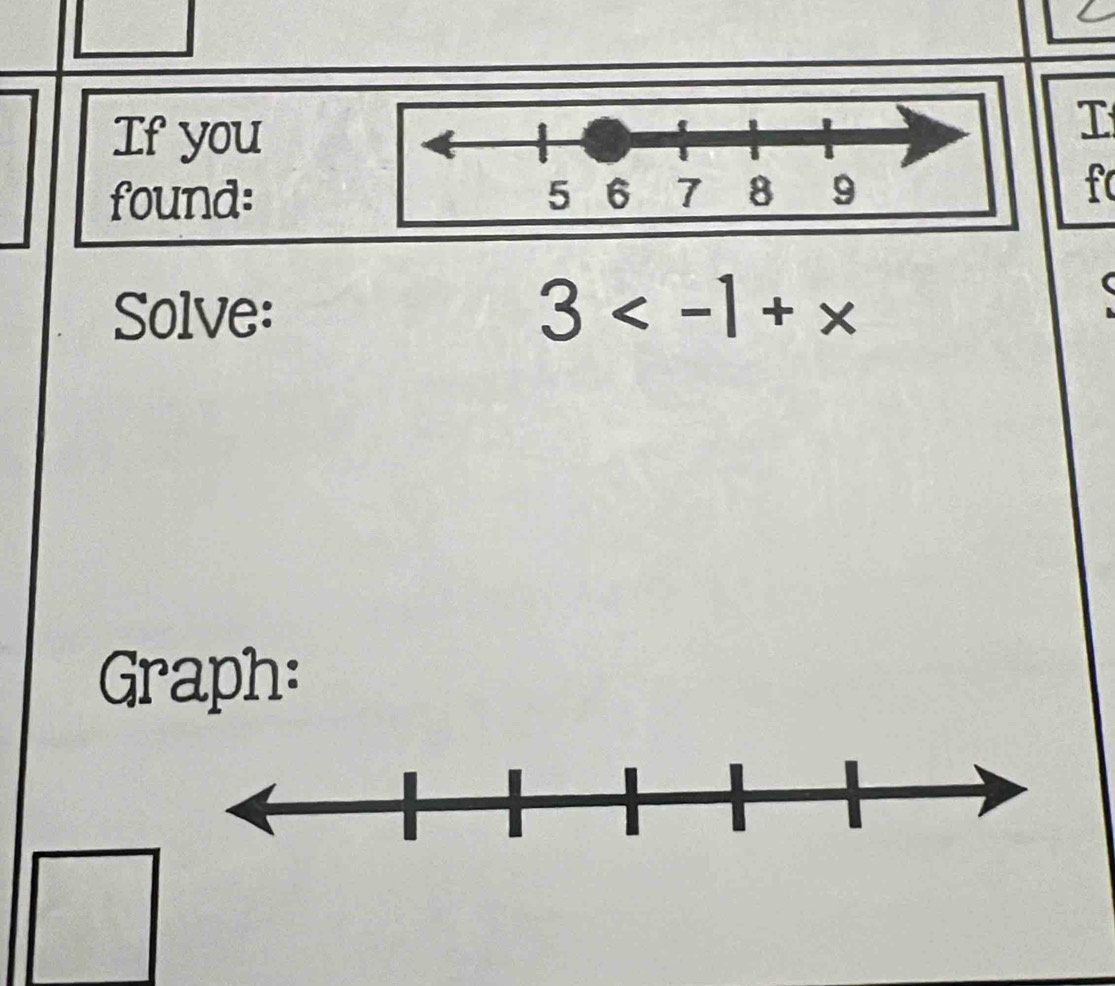 If you 
found:fo 
Solve: 3

Graph: