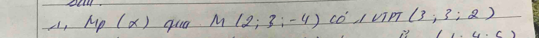 Mp(x) qua M(2;3;-4) CD I UIPT (3:3:2)
C. c