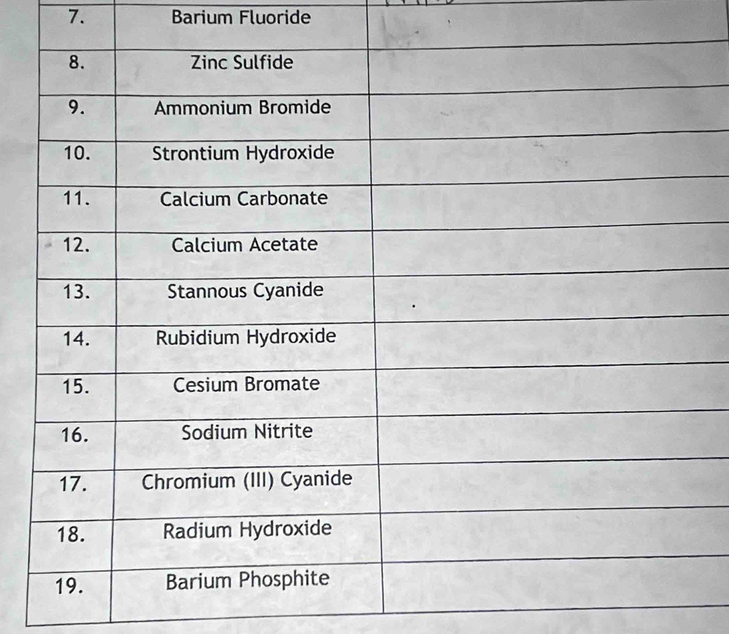 Barium Fluoride