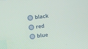 black
red
blue