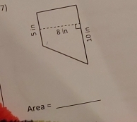 Area =
_