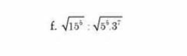 sqrt(15^6):sqrt(5^5.3^7)