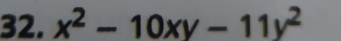 x^2-10xy-11y^2