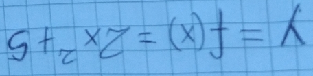 y=f(x)=2x^2+5