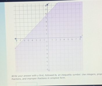 integers, prop 
fractions, and