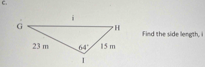 Find the side length, i