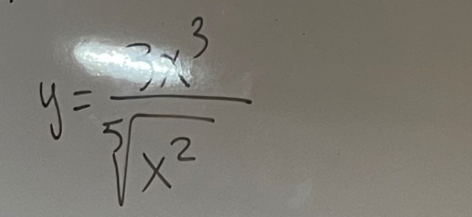 y= sx^3/sqrt[5](x^2) 