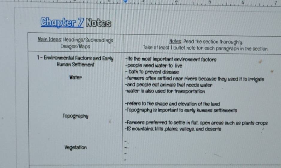 4 5 6 
Chapter 7 Notes