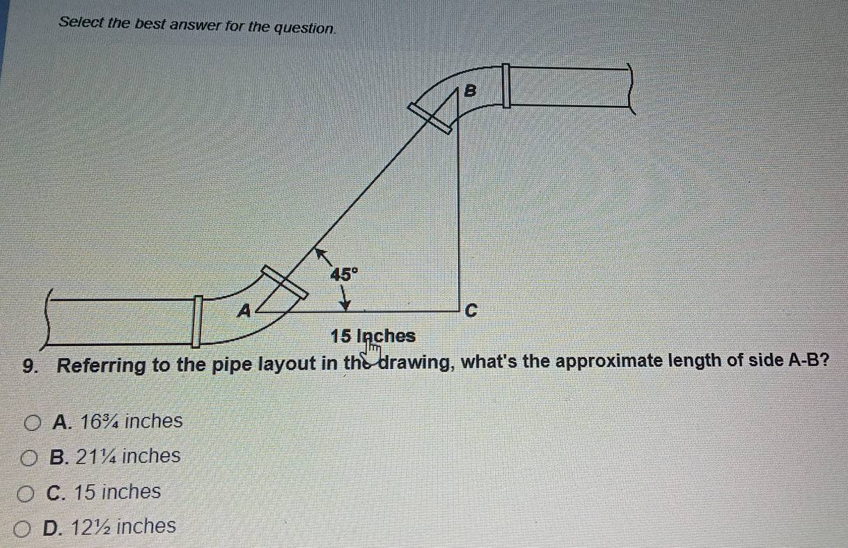 Solved: Select the best answer for the question. 9. Referring to the ...