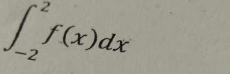 ∈t _(-2)^2f(x)dx