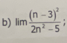 limfrac (n-3)^22n^2-5;