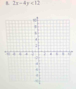 2x-4y<12</tex>