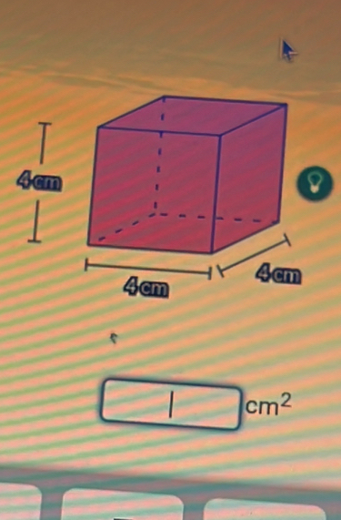 cm
I
4cm
4cm
cm^2