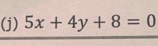 5x+4y+8=0