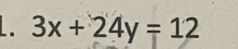 3x+24y=12