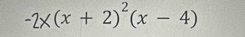 -2x(x+2)^2(x-4)