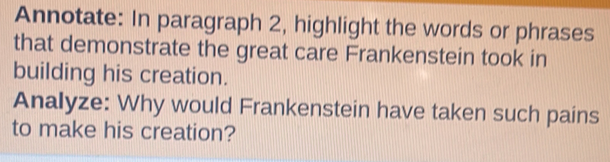 Solved: Annotate: In paragraph 2, highlight the words or phrases that ...